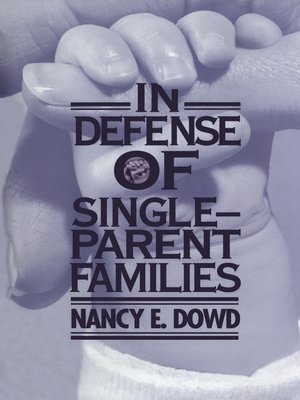 cover image of In Defense of Single-Parent Families